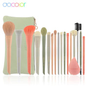 DOCOLOR - Set Pro Brush + Blender + Blender + Trousse (17pièces)