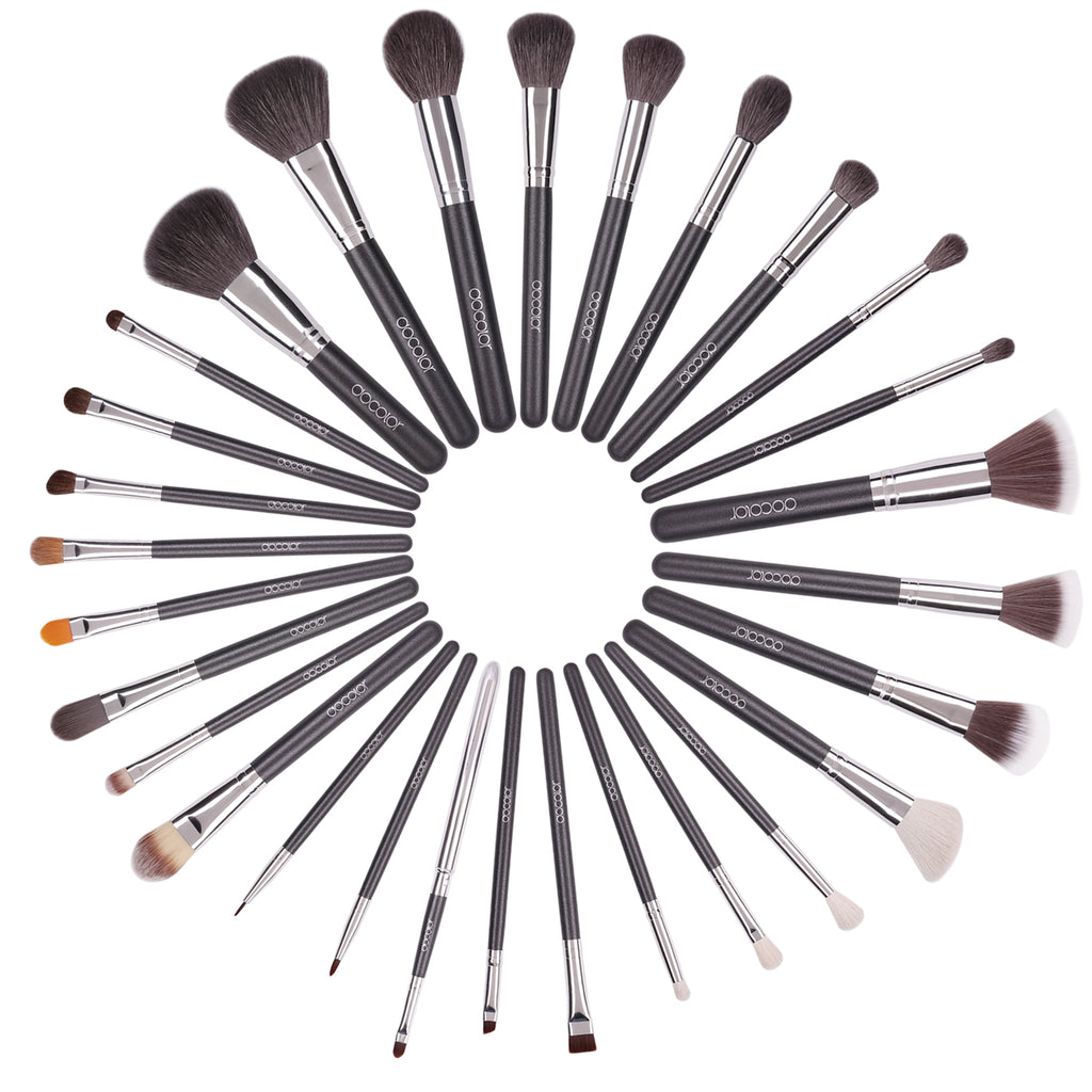 DOCOLOR - Studio Series Professional - 29 Pieces Book Makeup Brush Set + Trousse en Cuir