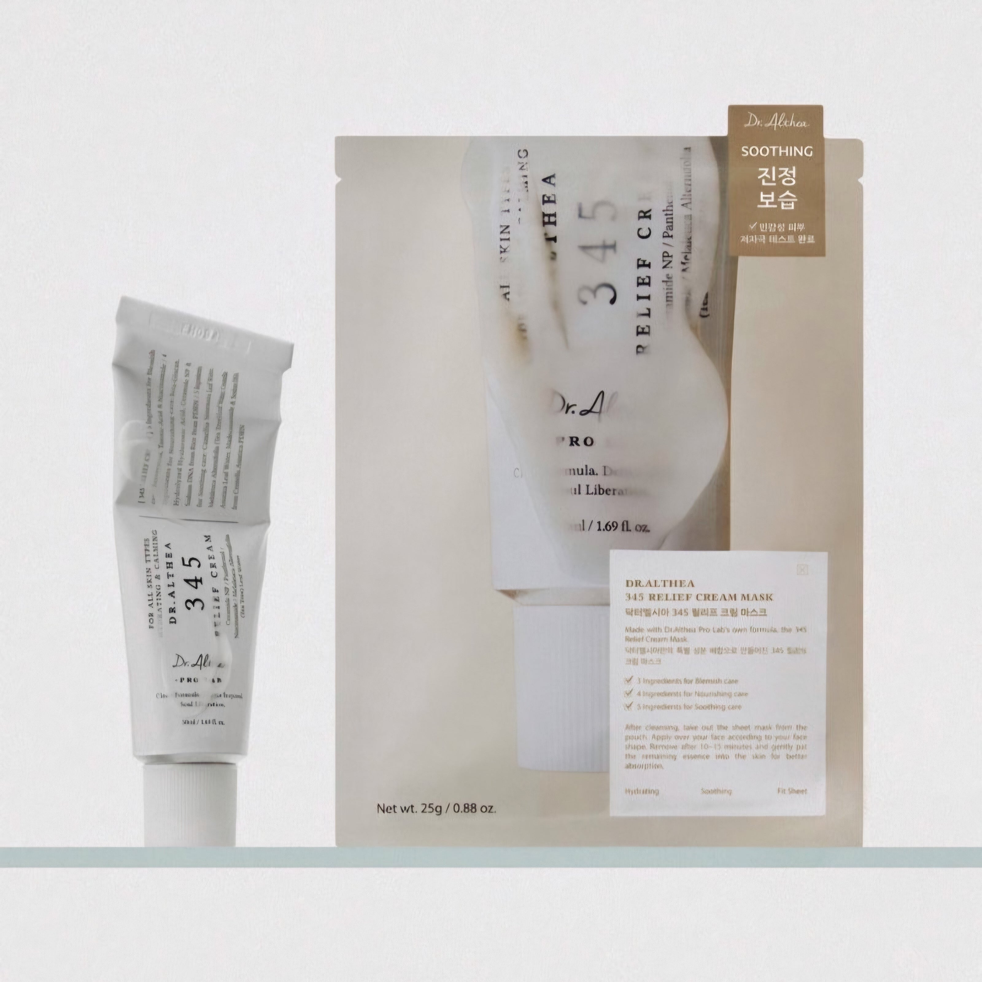 Dr ALTHEA - 345 Relief Cream Mask Pack ( 4pcs )