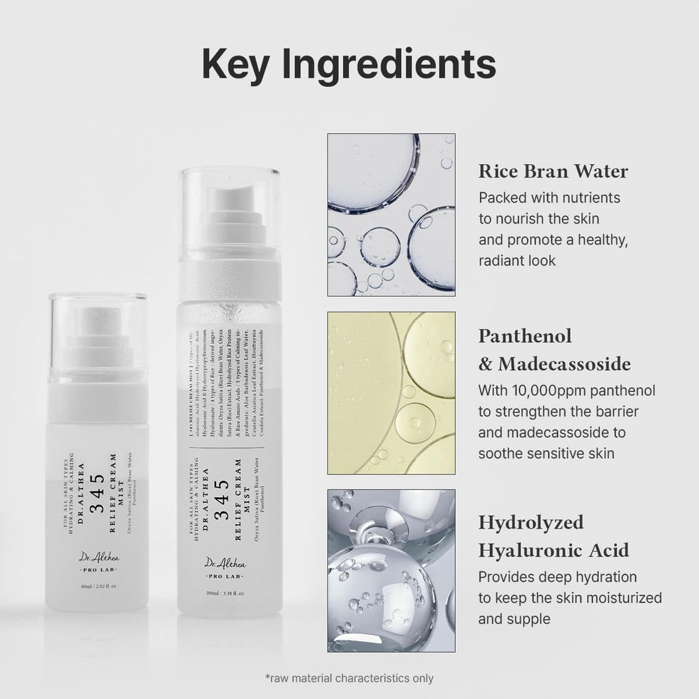 Dr ALTHEA - 345 Relief Cream Mist - 100ml Full Size