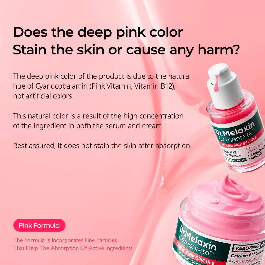 Dr MELAXIN - Cemenrete Cyano Pink Spicule Cream - 50ml