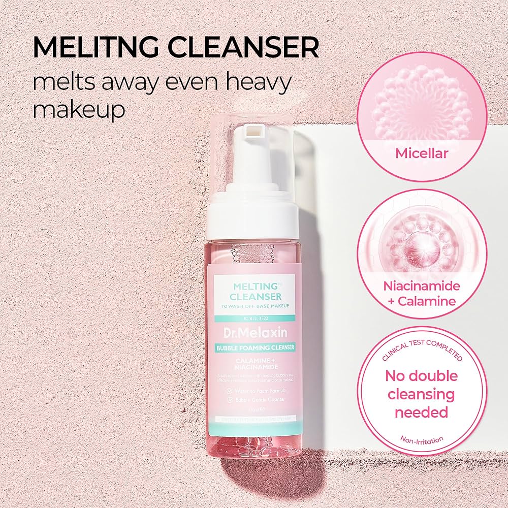 Dr MELAXIN - Foaming Cleanser for Makeup and Impurities Removal – 150ml