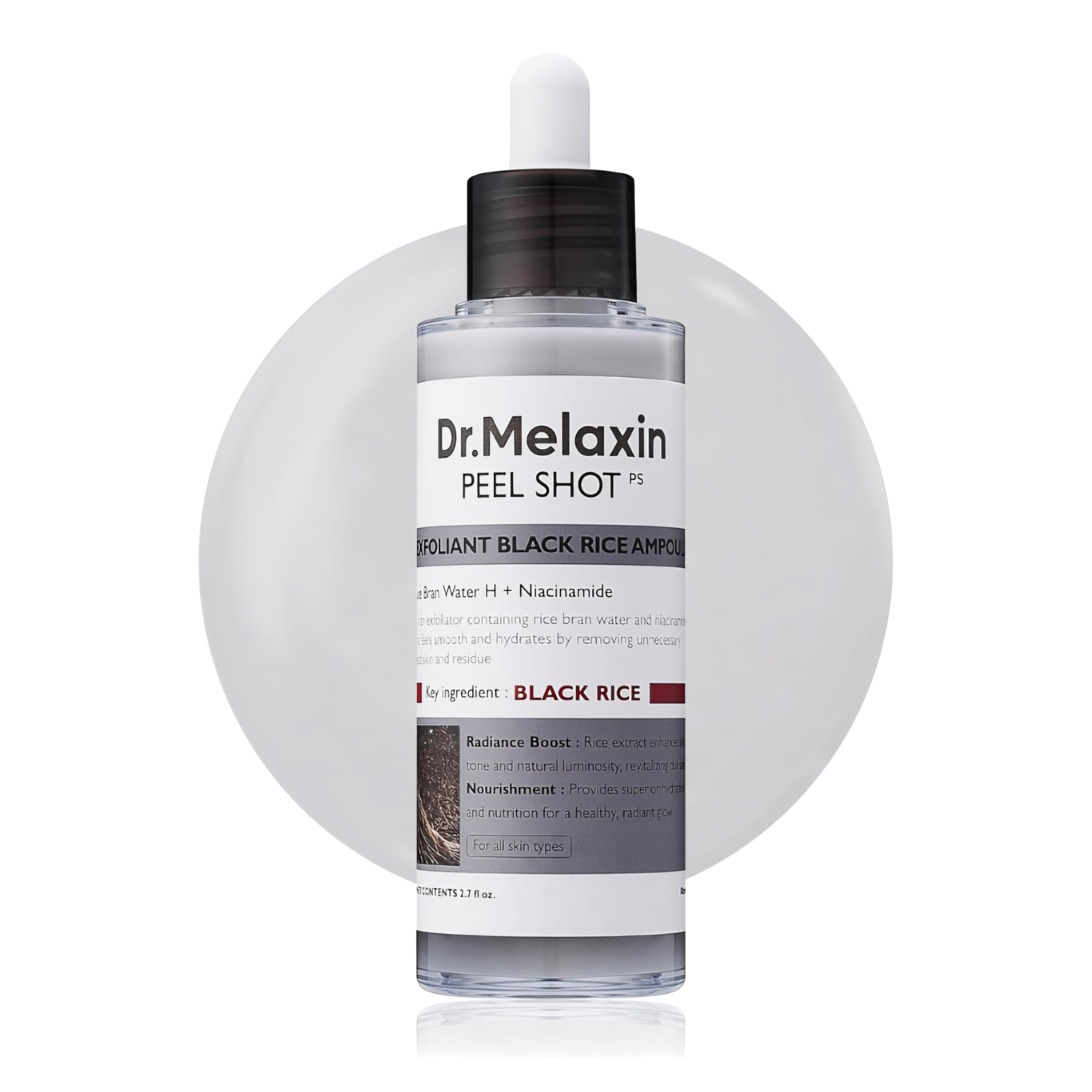 Dr MELAXIN - Peel Shot Exfoliating Black Rice Ampoule - 80ml