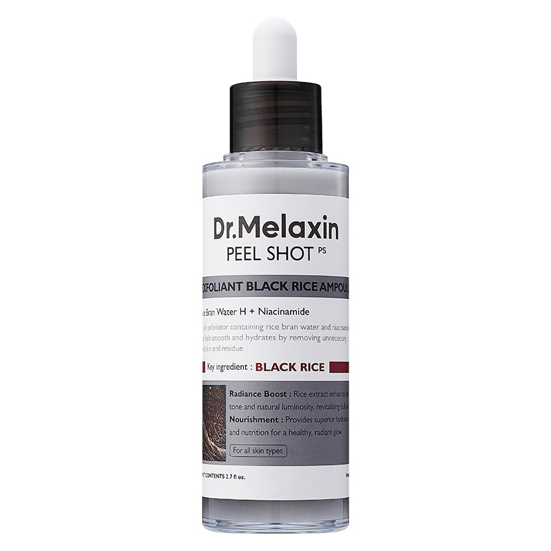 Dr MELAXIN - Peel Shot Exfoliating Black Rice Ampoule - 80ml