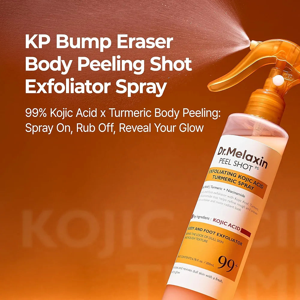 Dr MELAXIN - Peel Shot Exfoliating Kojic Acid Turmeric Spray - 200 ml