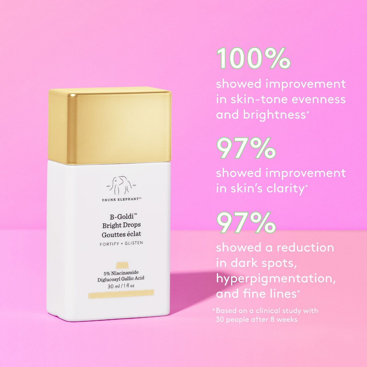 DRUNK ELEPHANT - B-Goldi™ Bright Illuminating Drops with 5% Niacinamide - 30ml