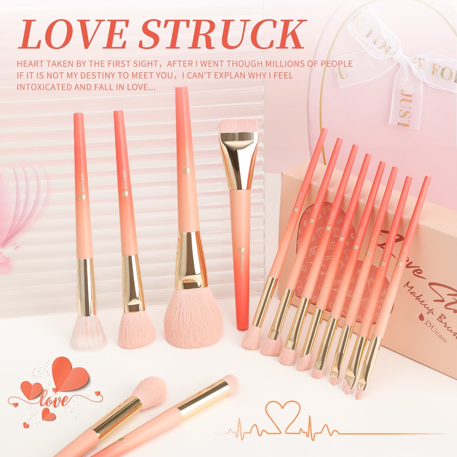 DUCARE - LOVE IceUCK - Ensemble Complet de Pinceaux ( 14pcs )