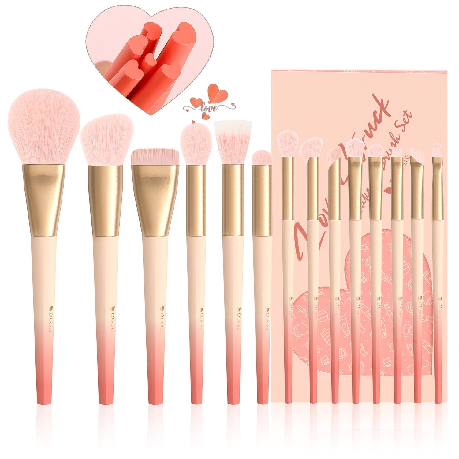 DUCARE - LOVE IceUCK - Ensemble Complet de Pinceaux ( 14pcs )
