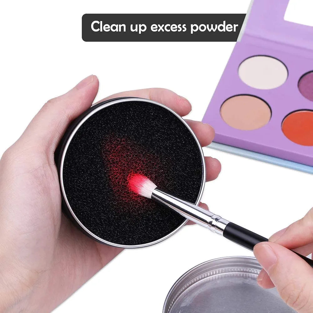 DUCARE - Nettoyant de brosses 2 Pièces, Savon de Coco Solide + Éponge de Nettoyage
