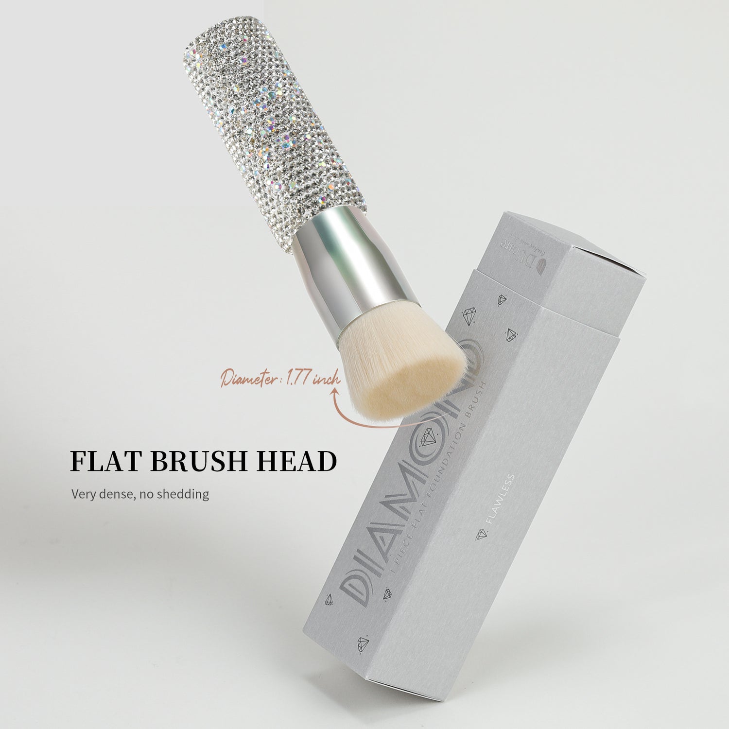 DUCARE - Pinceau plat pour fond de teint Diamond