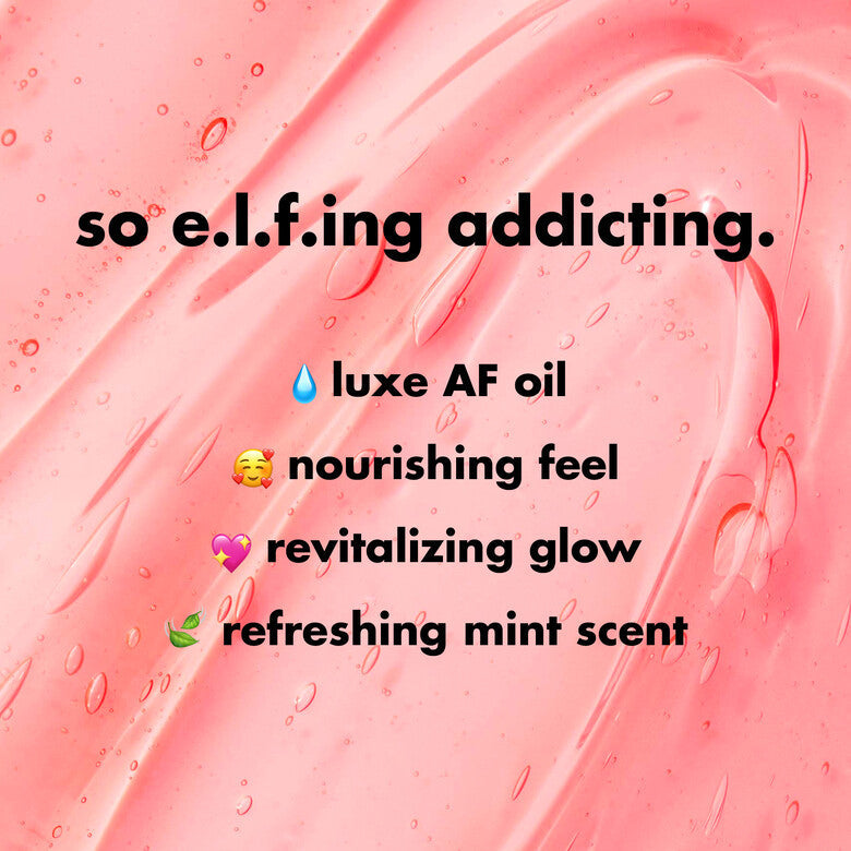 e.l.f - Glow Reviver Lip Oil - réf Coral Fixation - 7,6ml
