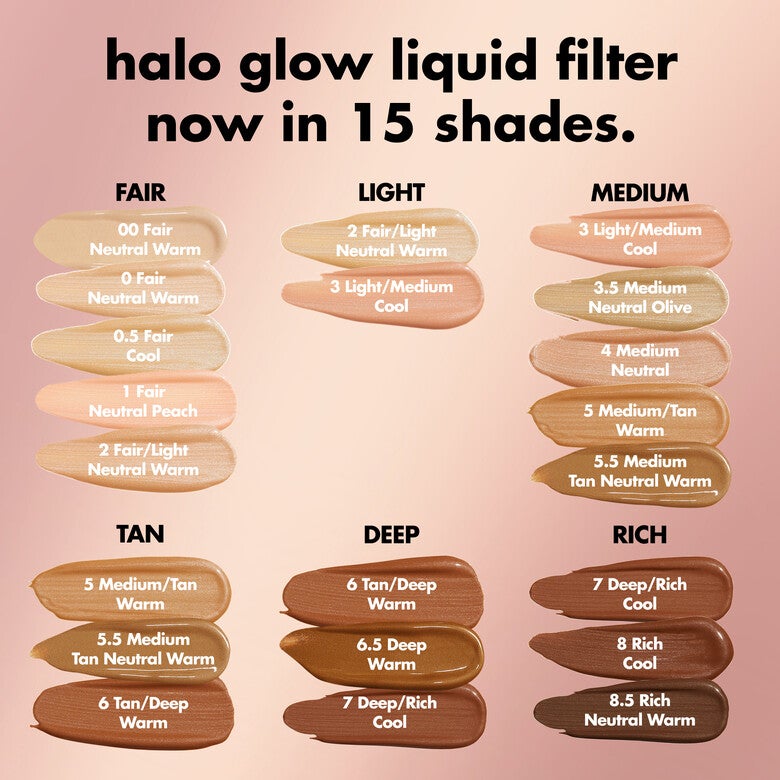 e.l.f - Halo Glow Liquid Filter - réf 0,5 fair