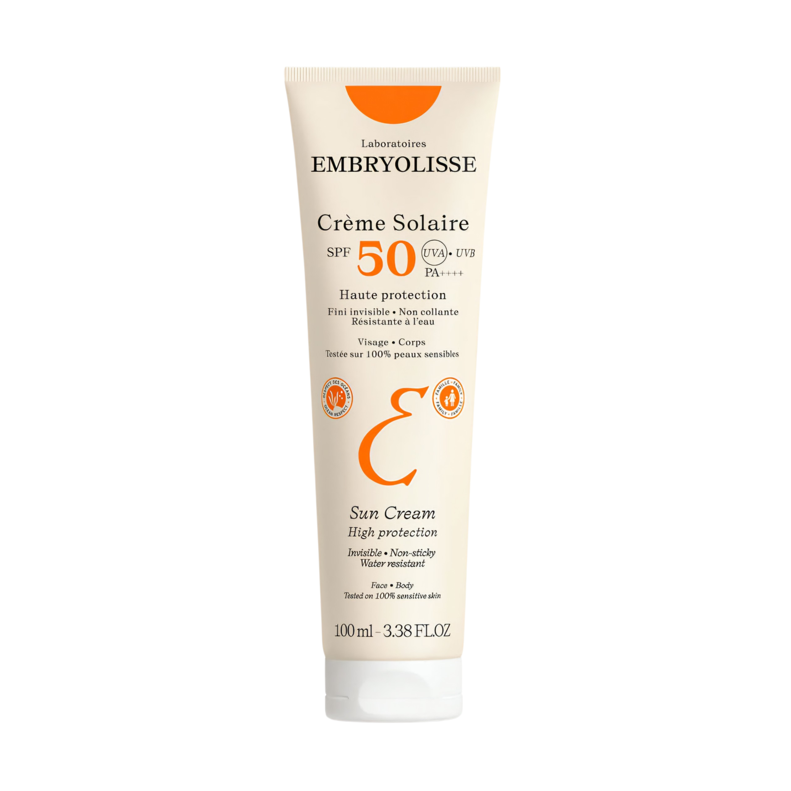 Embryolisse - Crème Solaire SPF50 - 100ml