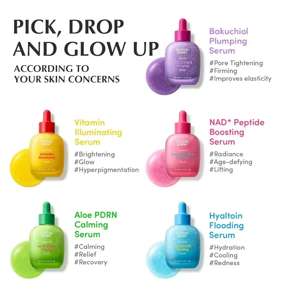 EQQUALBERRY – Bakuchiol Plumping Serum - 30ml