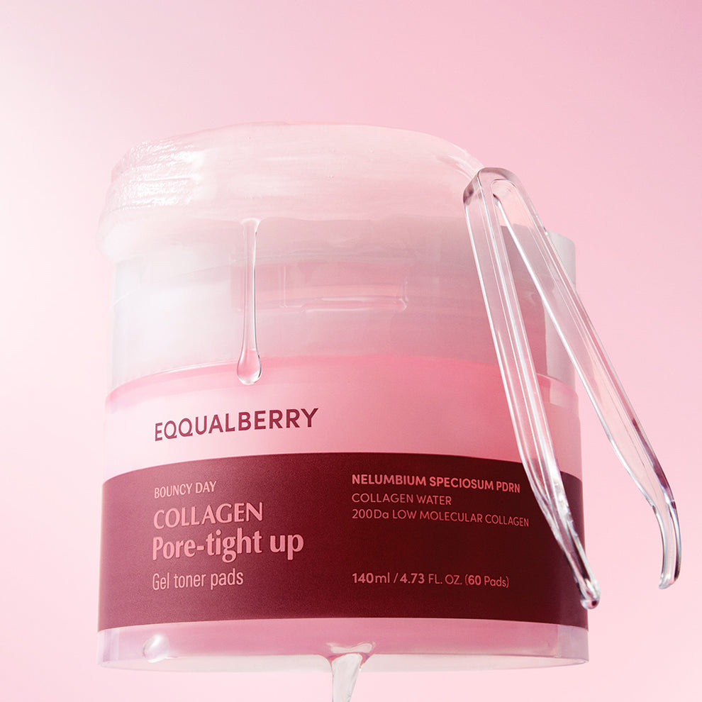 EQQUALBERRY – Collagen Pore-Tight Up Gel Toner Pads ( 60pads )