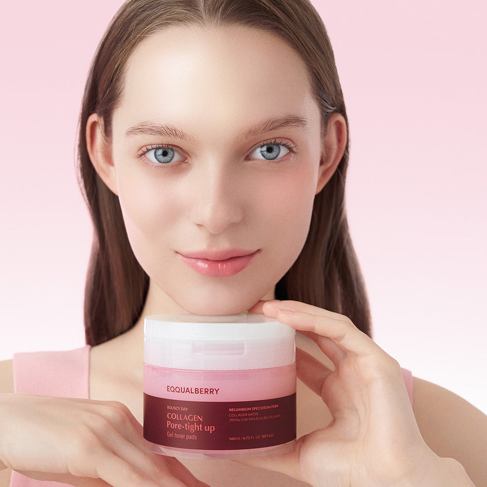 EQQUALBERRY – Collagen Pore-Tight Up Gel Toner Pads ( 60pads )