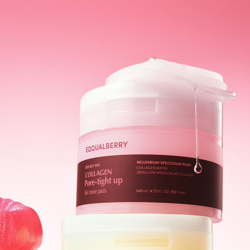 EQQUALBERRY – Collagen Pore-Tight Up Gel Toner Pads ( 60pads )
