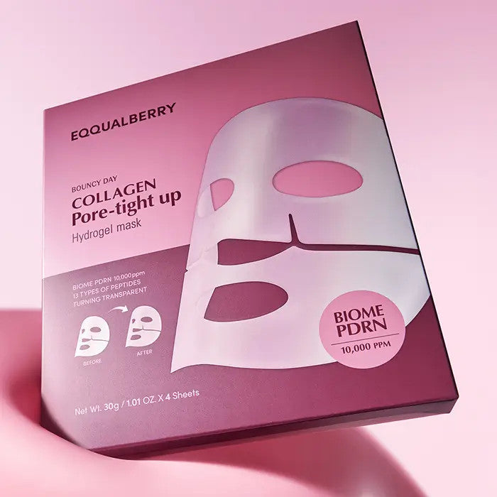 EQQUALBERRY – Collagen Pore-tight Up Mask Set ( 4pcs )