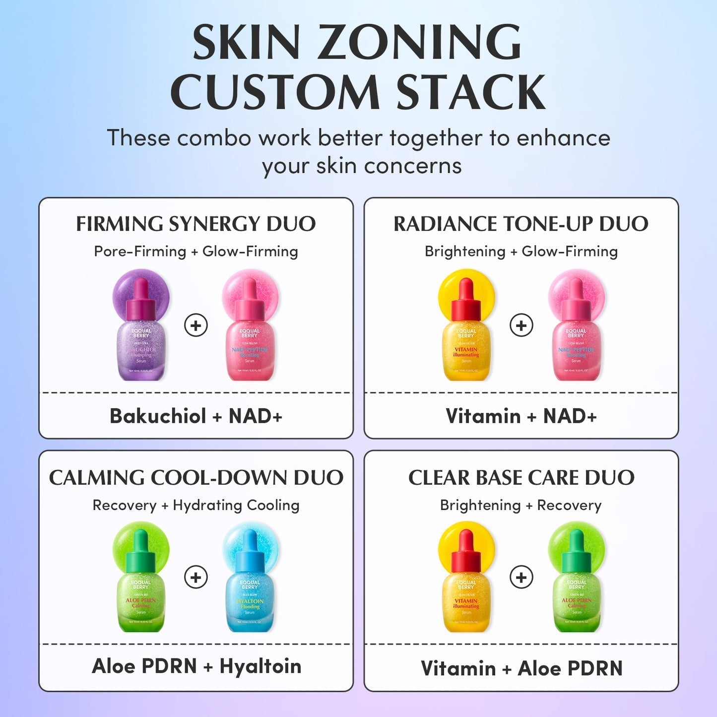 EQQUALBERRY – Minis Discovery Kit Serum ( 5pcs )