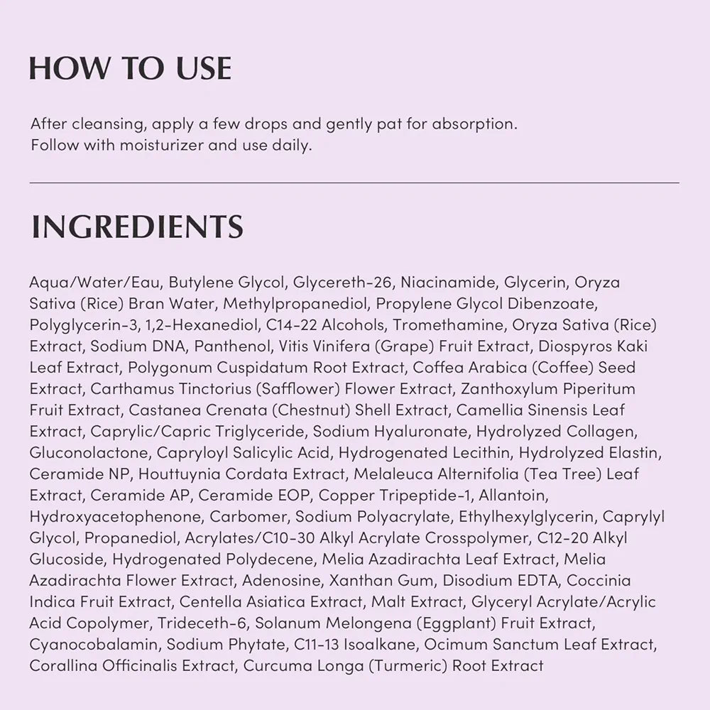 EQQUALBERRY – Purple PDRN Pore Minimizing Serum - 30ml