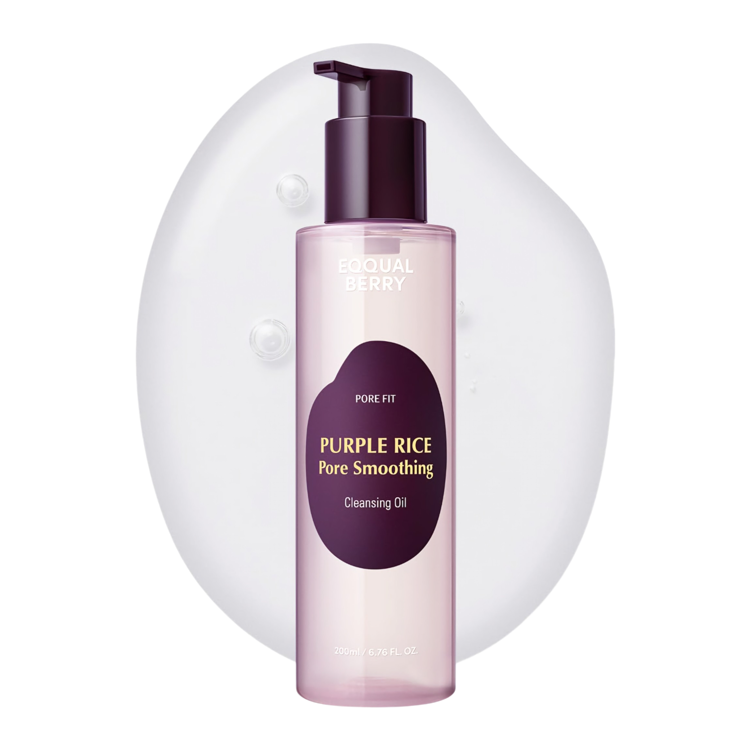 EQQUALBERRY – Purple Rice Pore Smoothing Cleansing Oil - 200ml