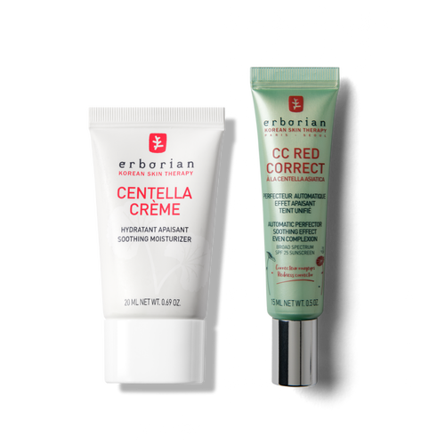 ERBORIAN - Coffret Anti-Redness Duo- CC Red Correct & Centella Cream