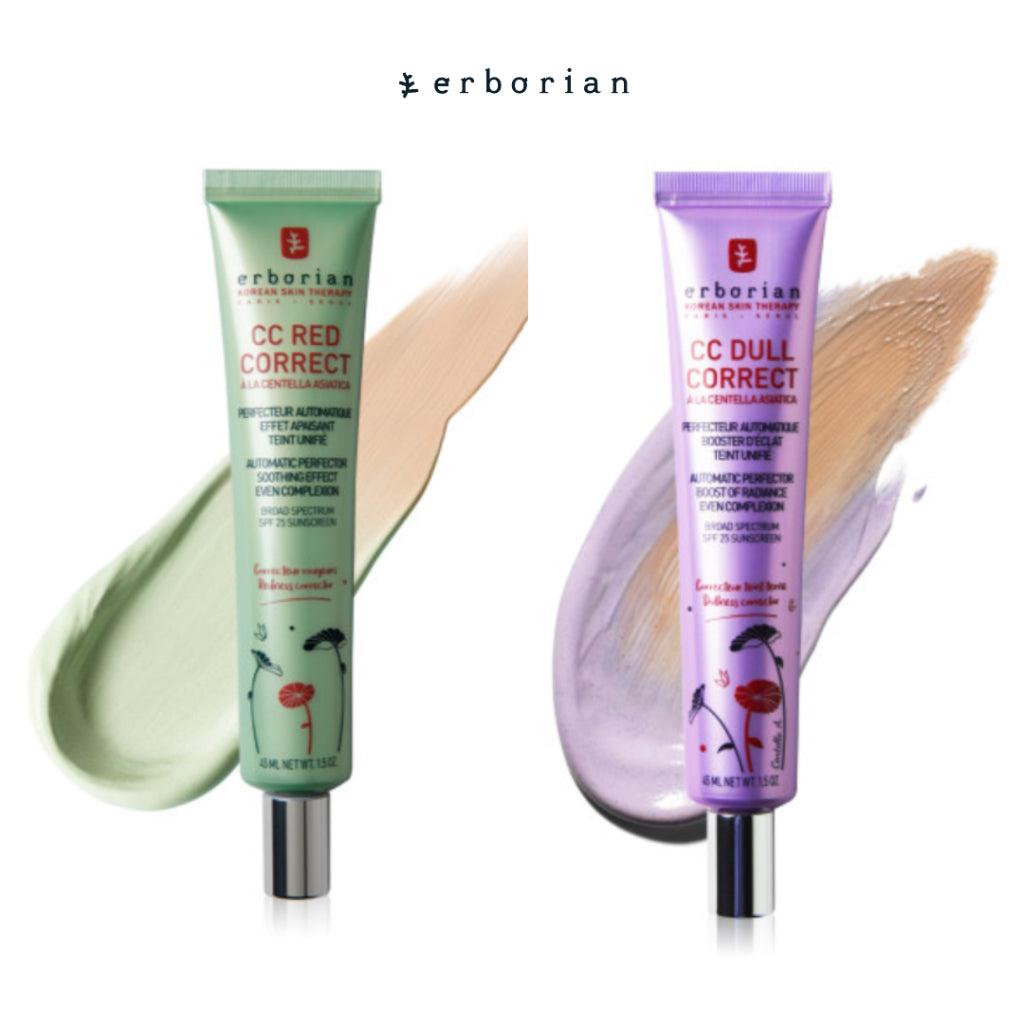 ERBORIAN - CC Dull Correct à la centella Asiatica SPF25 - 45ml
