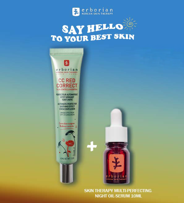 ERBORIAN - Coffret Red Correct & Skin Therapy Huile-Sérum ( 2pcs )