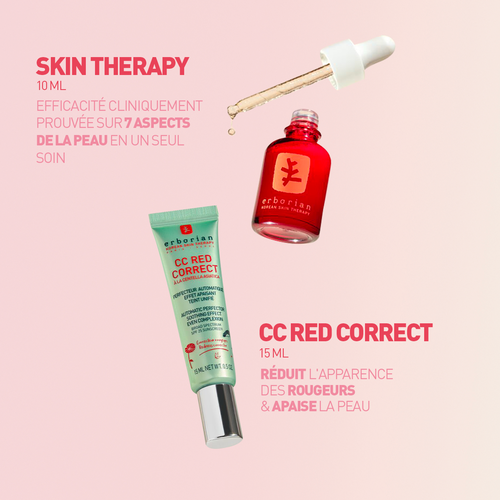 ERBORIAN - Coffret Red Correct & Skin Therapy Huile-Sérum ( 2pcs )