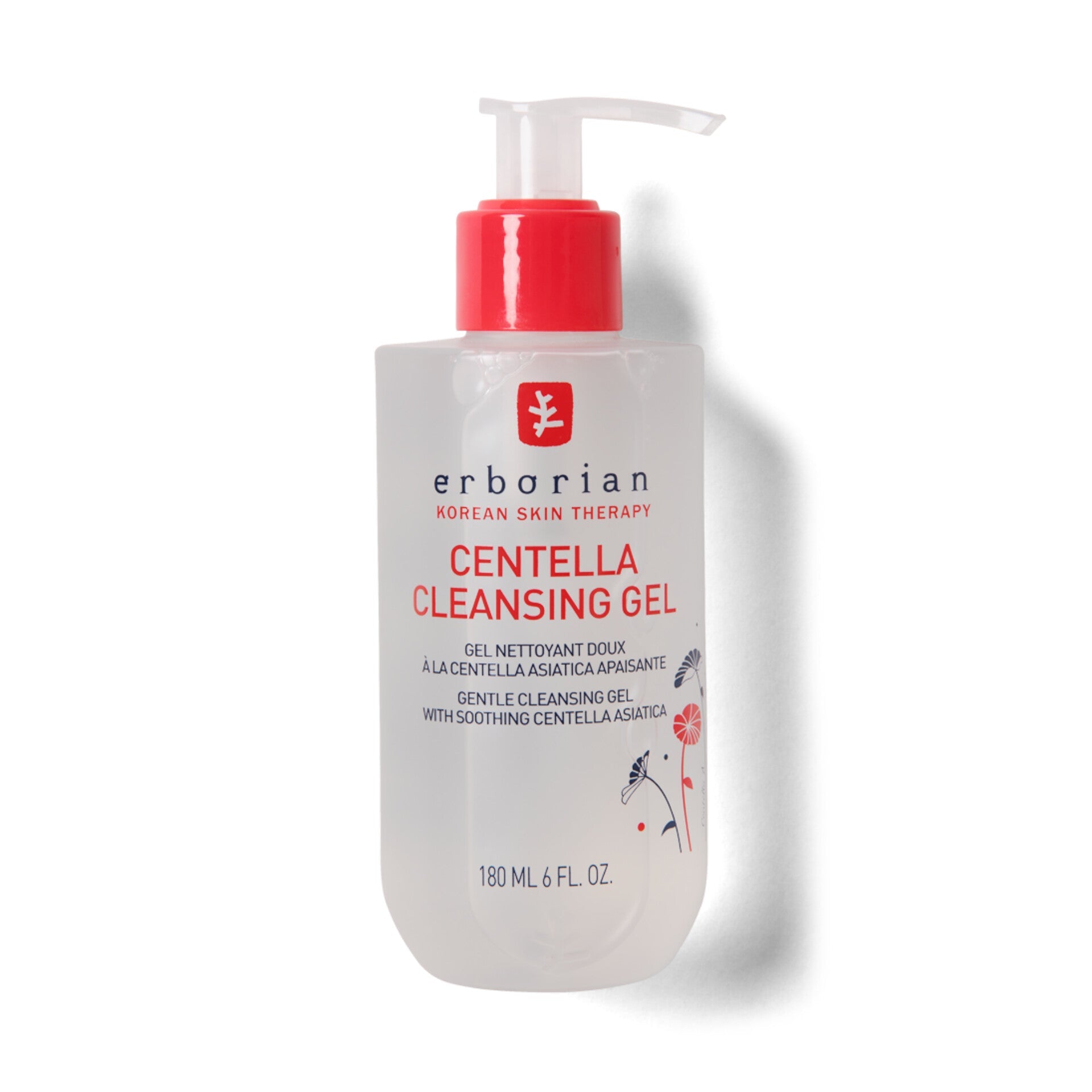 ERBORIAN - Gel nettoyant doux à la Centella Asiatica apaisante - 180ml
