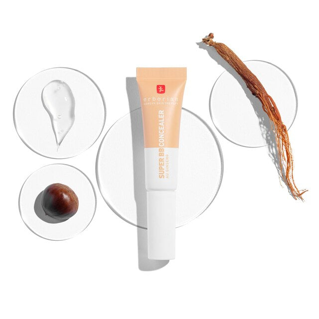 ERBORIAN - Super BB Concealer – Anticernes haute couvrance + soin efficace - réf Clair
