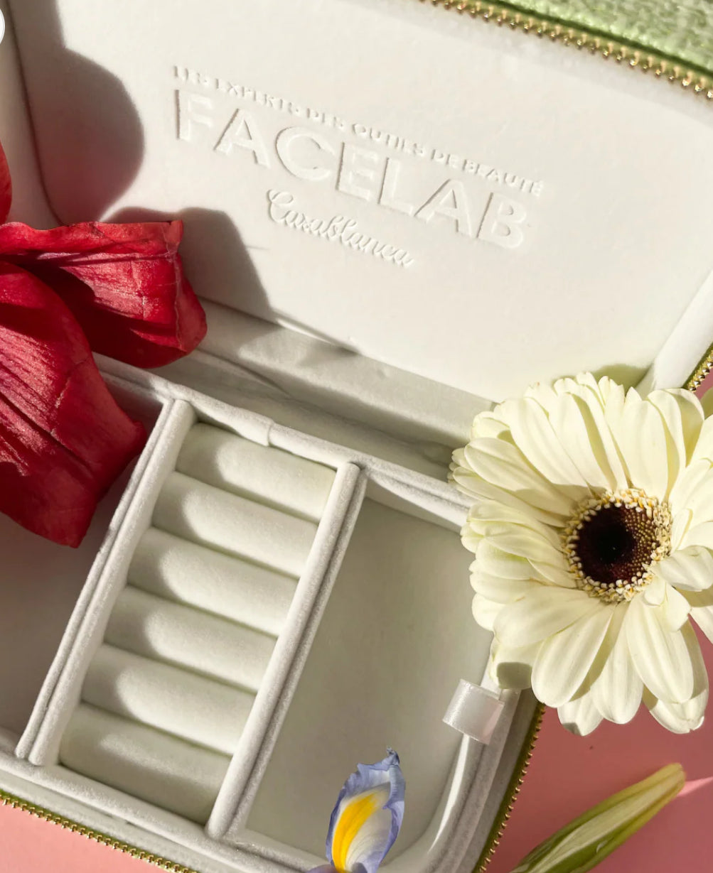 FACELAB - Coffret Gua Sha Coeur Jade Vert