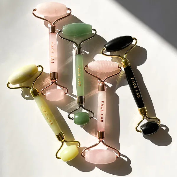 FACELAB - Drain & Tone Rose Quartz Facial Roller