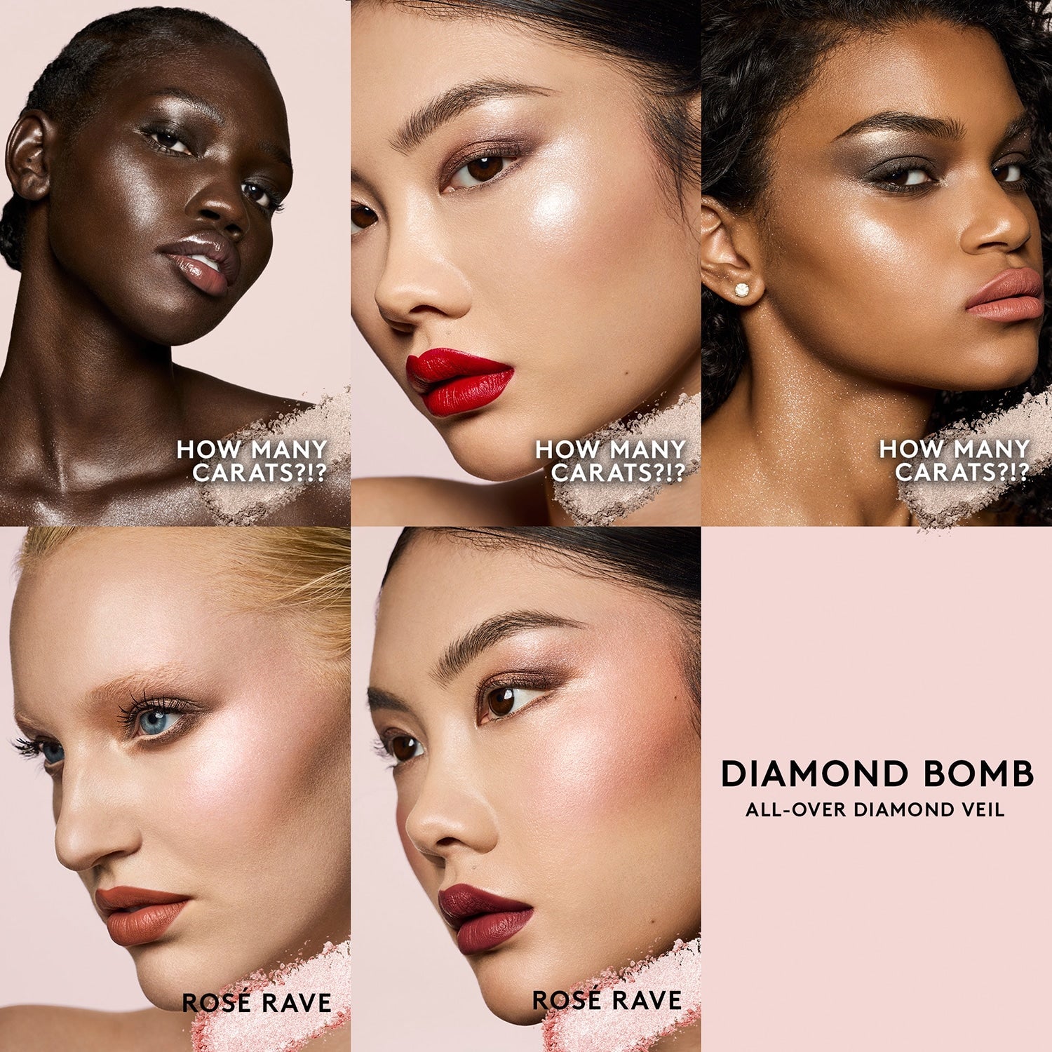 FENTY Beauty - Diamond Bomb All-Over Highlighter - réf Pink Ice