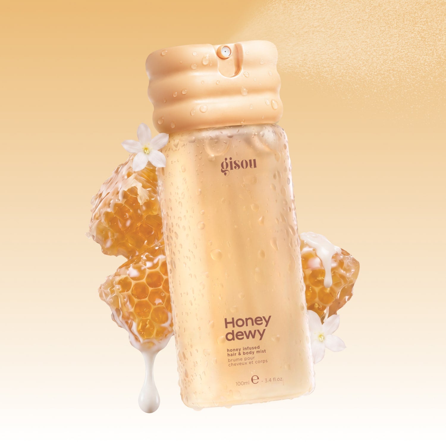 GISOU - Brume Cheveux & Corps - Honey Dew- 100ml