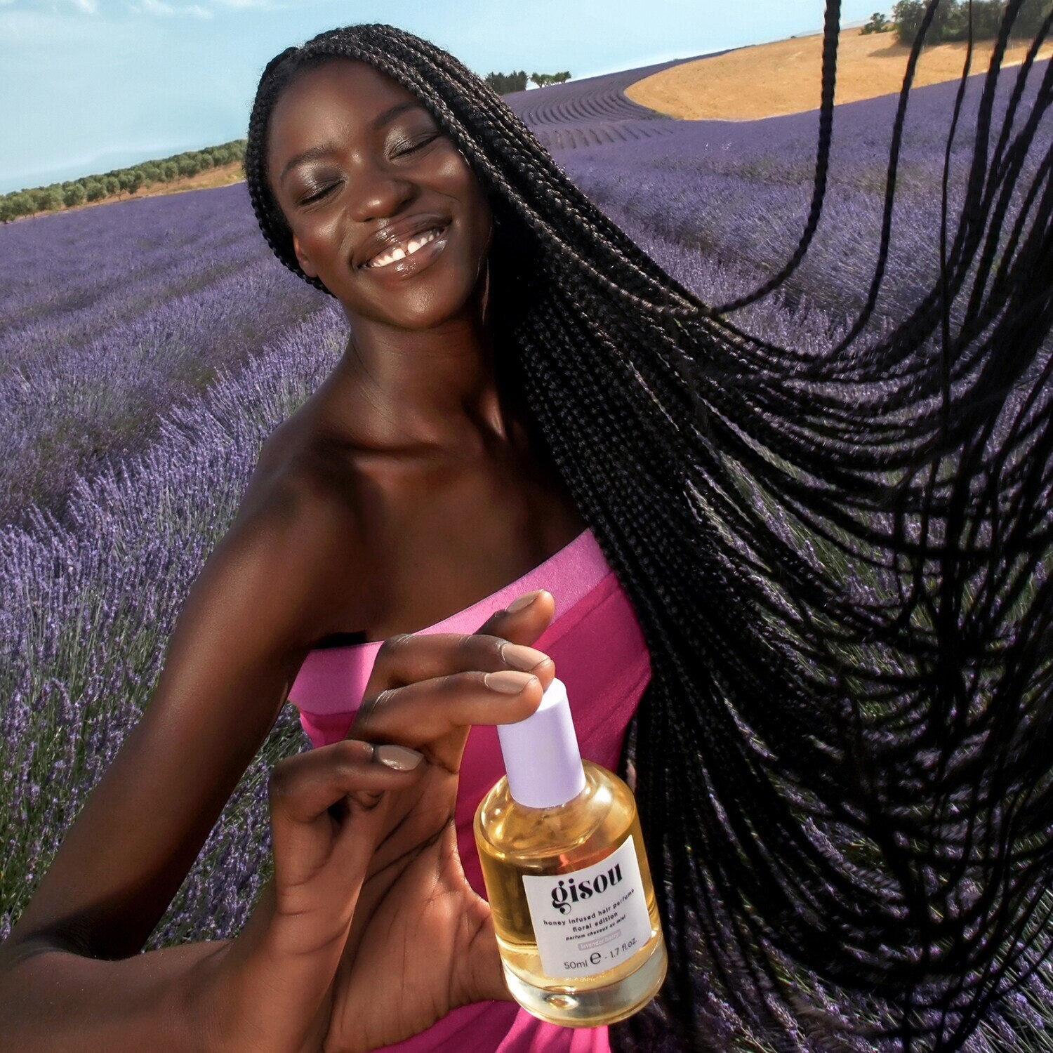 Gisou - Honey Infused Hair Perfume Édition florale - réf Lavender Berry 50ml