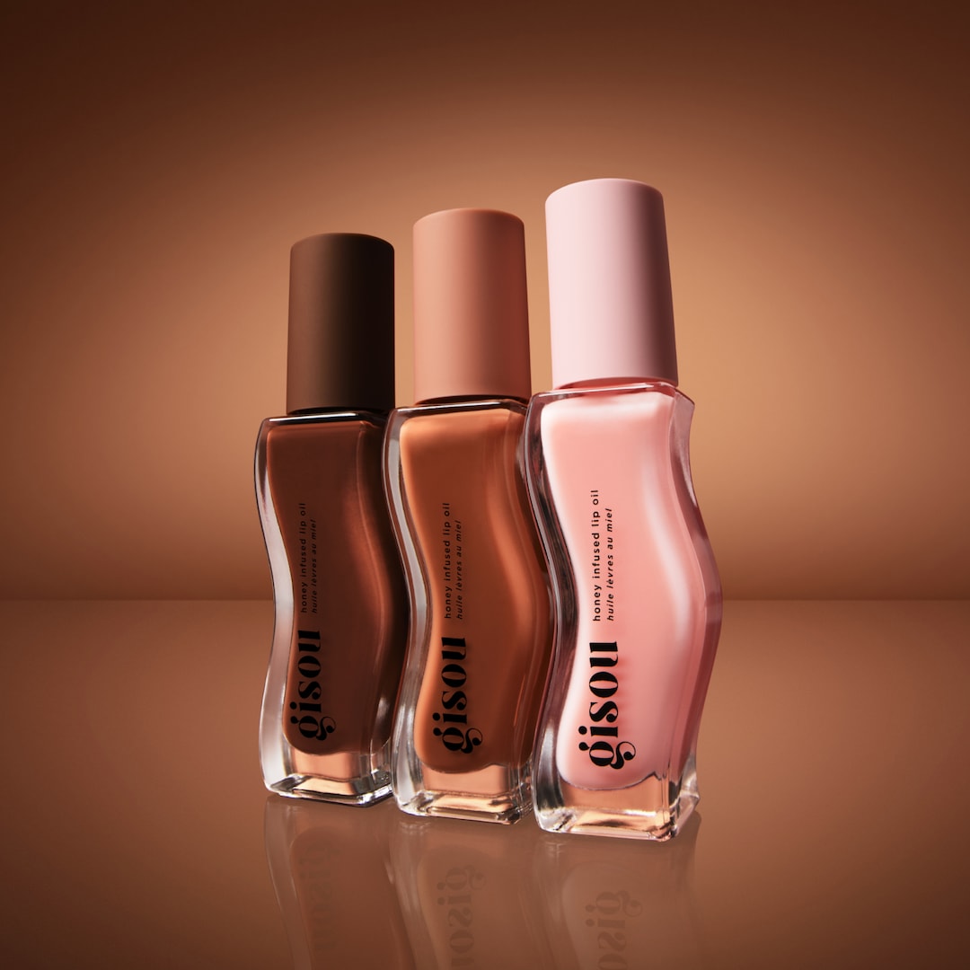 GISOU - Honey Infused Lip Oil - réf Sticky Toffee
