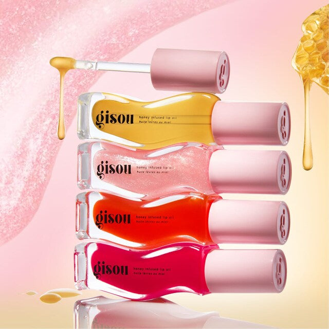 Gisou - Honey Infused Lip Oil - réf Strawberry Sorbet