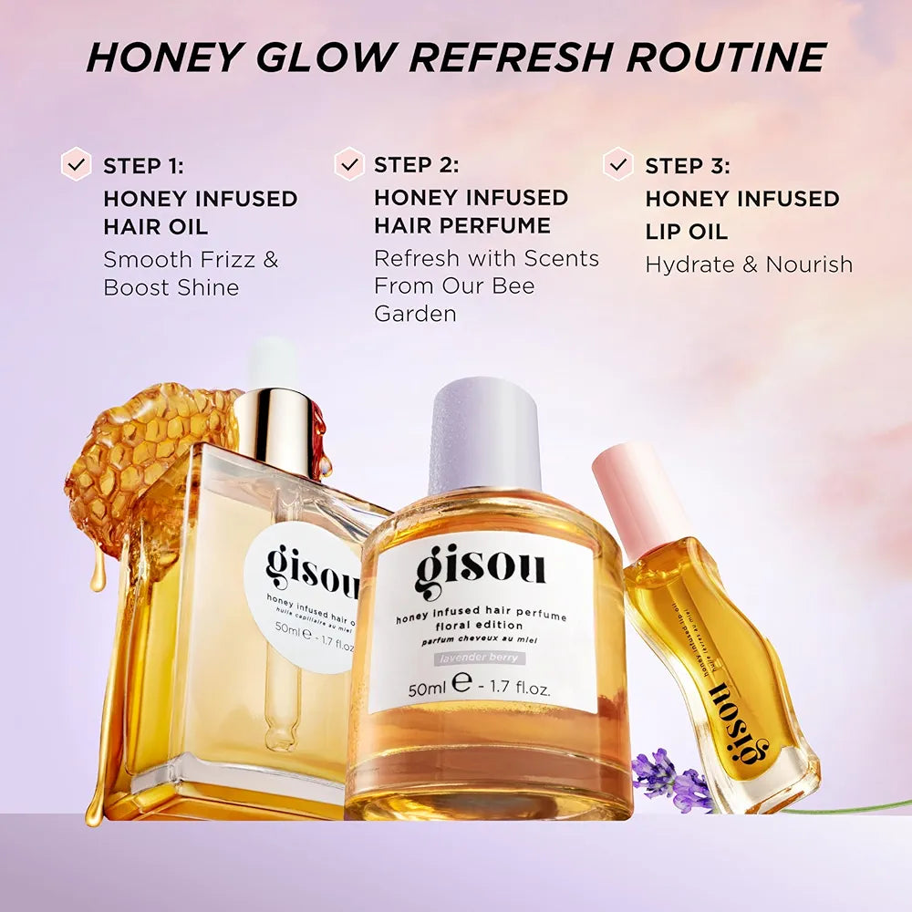 GISOU - MINI Honey Infused Hair Perfume Floral Edition - réf Lavender Berry 15ml