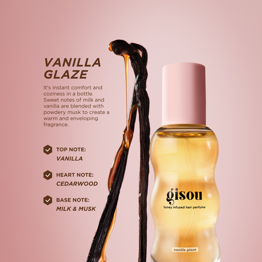 GISOU - MINI Honey Infused Hair Perfume - réf Vanilla Glaze 15ml