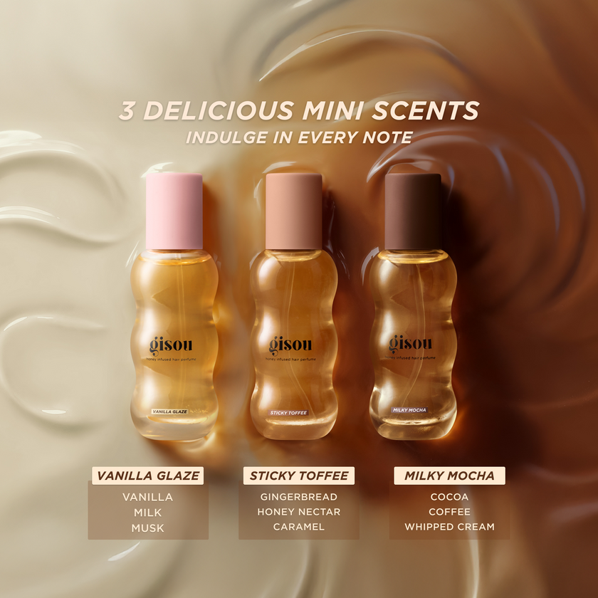 GISOU - MINI Honey Infused Hair Perfume - réf Vanilla Glaze 15ml