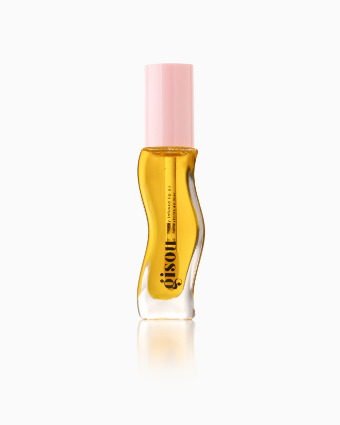Gisou - Nouvelle Formule - Honey Infused Lip Oil - Huile A Lèvres au Miel - réf Honey Gold 8ml