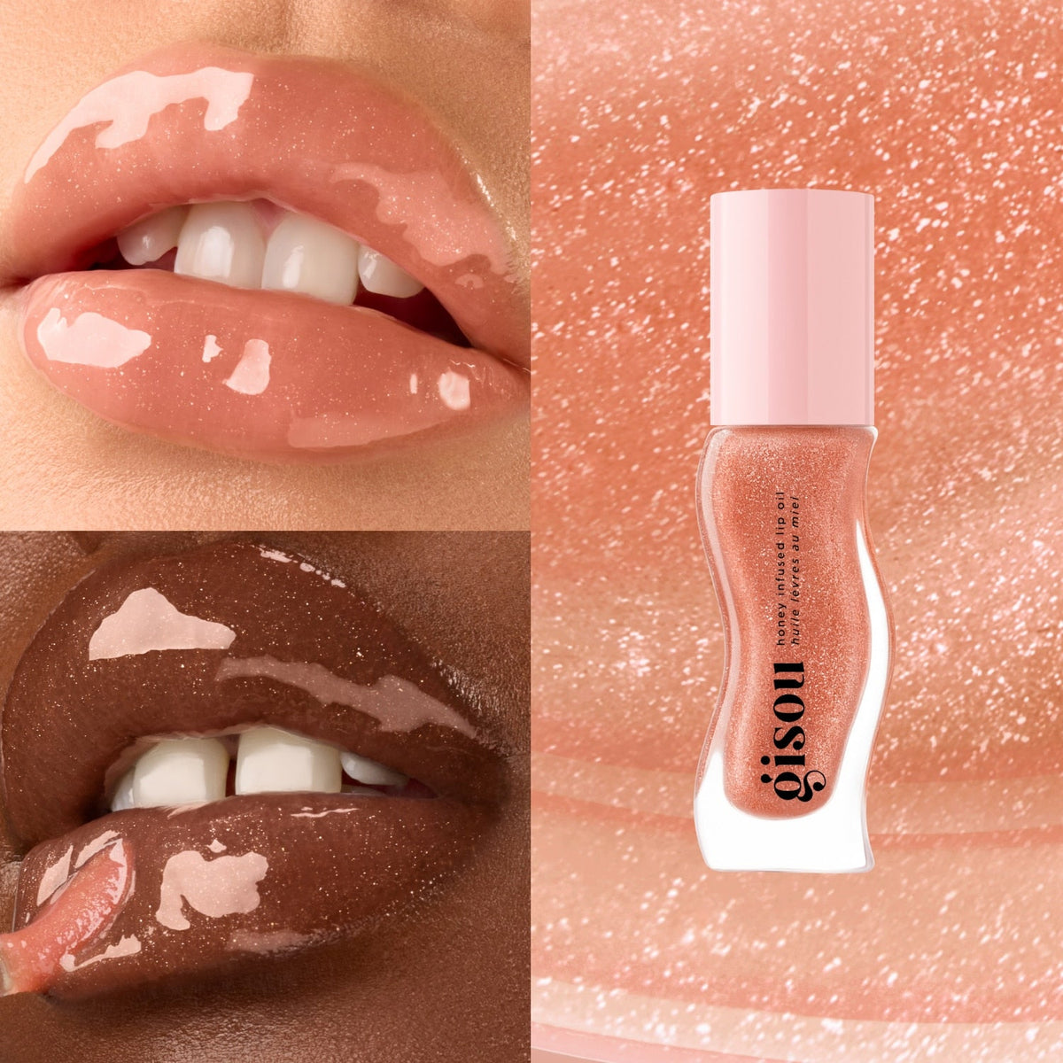 GISOU - The Mini Lip Collectibles - Coffret 3 huiles à lèvres ( 3pcs  MINI )