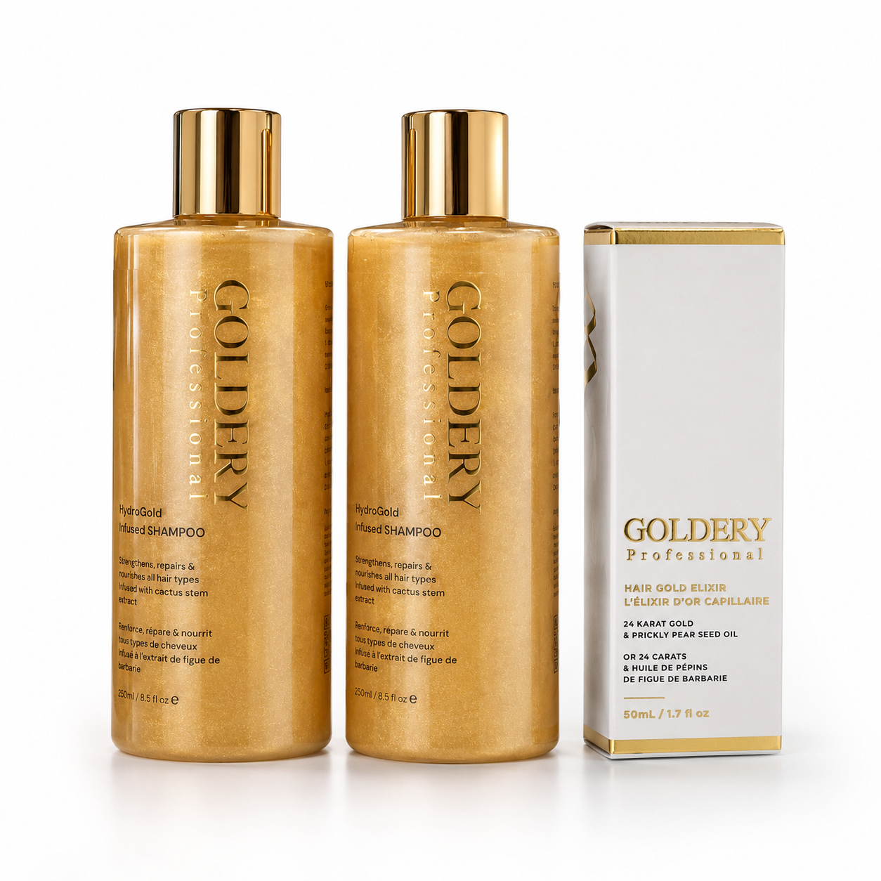 GOLDERY - Kit Goldery Professional - Hair Repair Treatment Kit ( 3pcs )