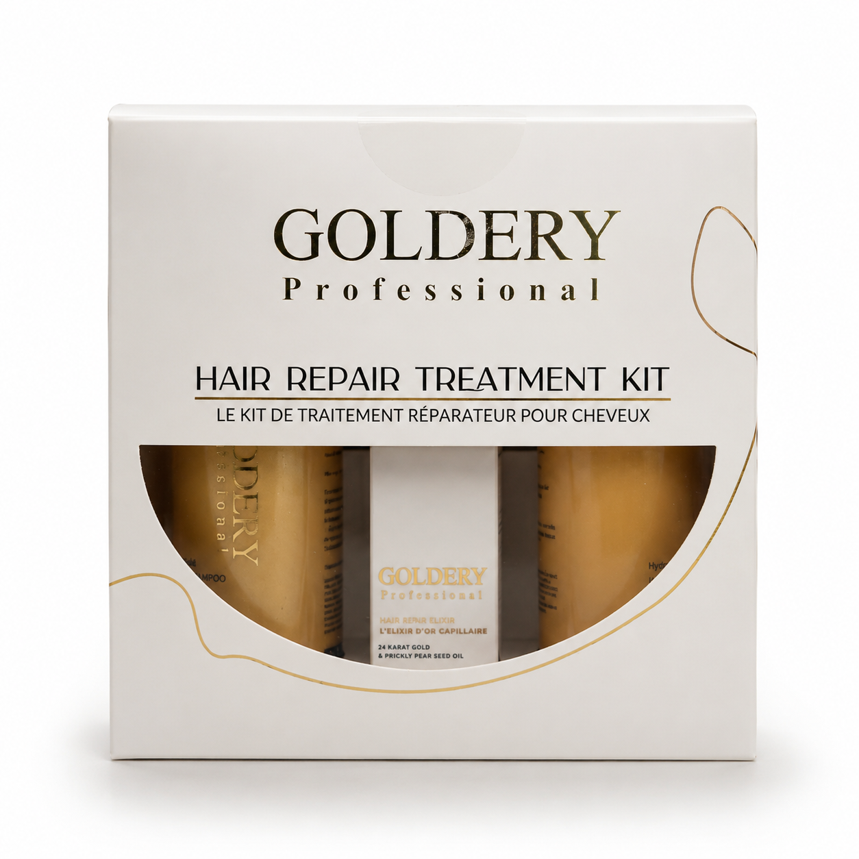 GOLDERY - Kit Goldery Professional - Hair Repair Treatment Kit ( 3pcs )
