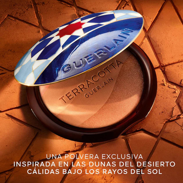 GUERLIN - Terracotta Golden Dune Edition Zellige - Boitier / Case Blue Dakhla ( Rechargeable)