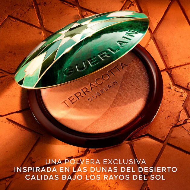 GUERLIN - Terracotta Golden Dune Edition Zellige - Boitier / Case Green Agafay ( Rechargeable)