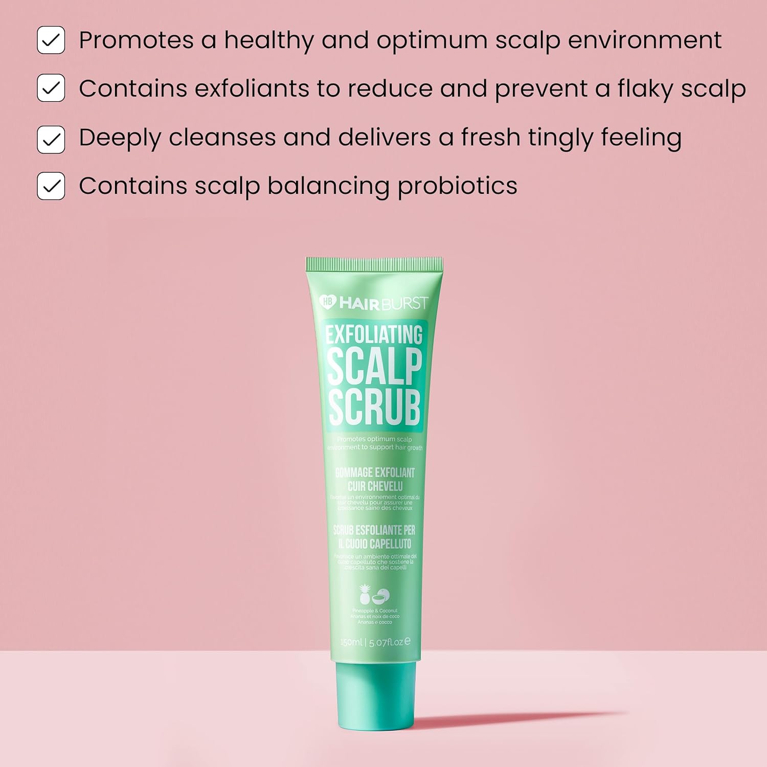 HAIRBURST - Scalp Scrub, Gommage Exfoliant pour Cuir Chevelu - 150ml