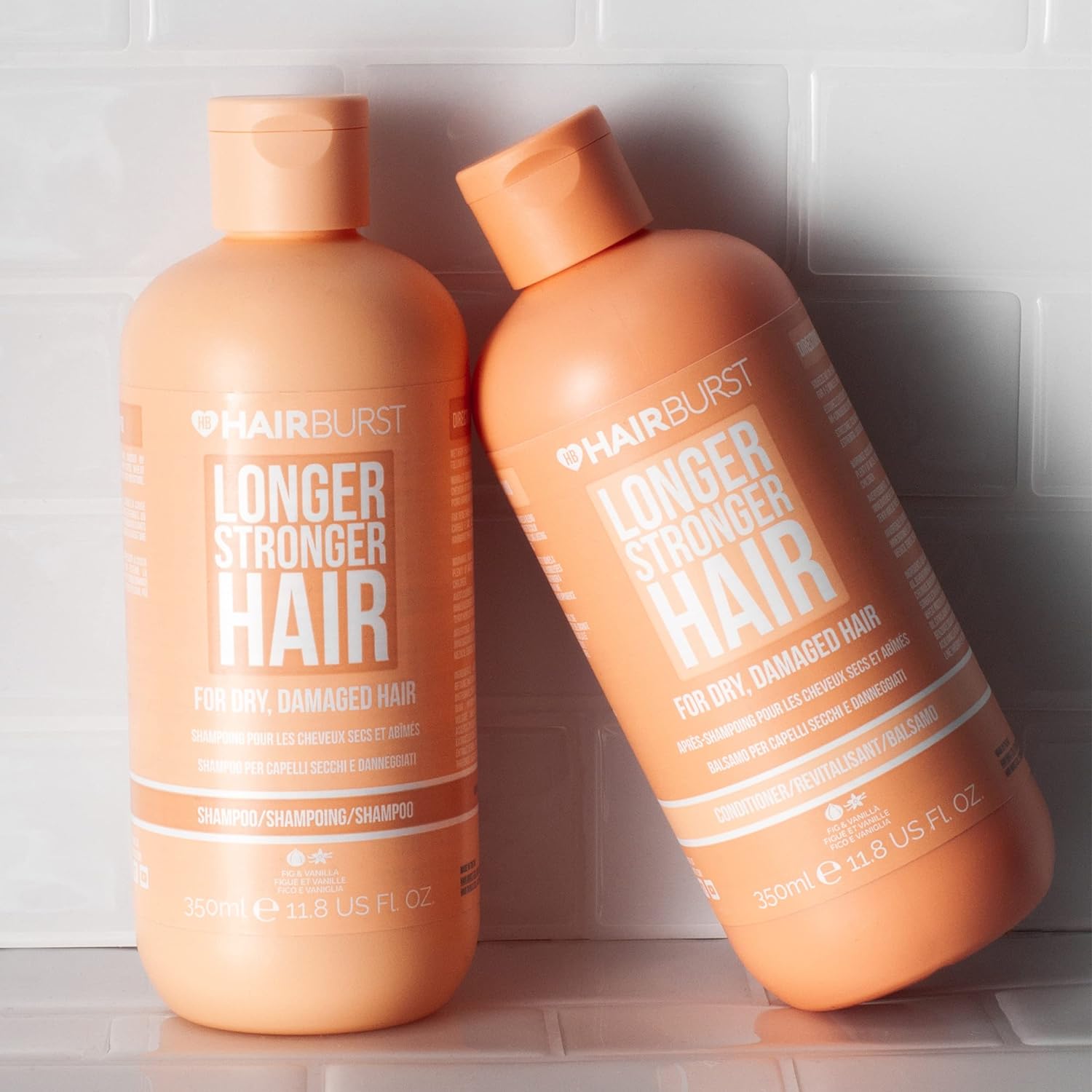 HAIRBURST - Shampoing + Conditioner Pour Cheveux Secs et Abîmés - 350ml