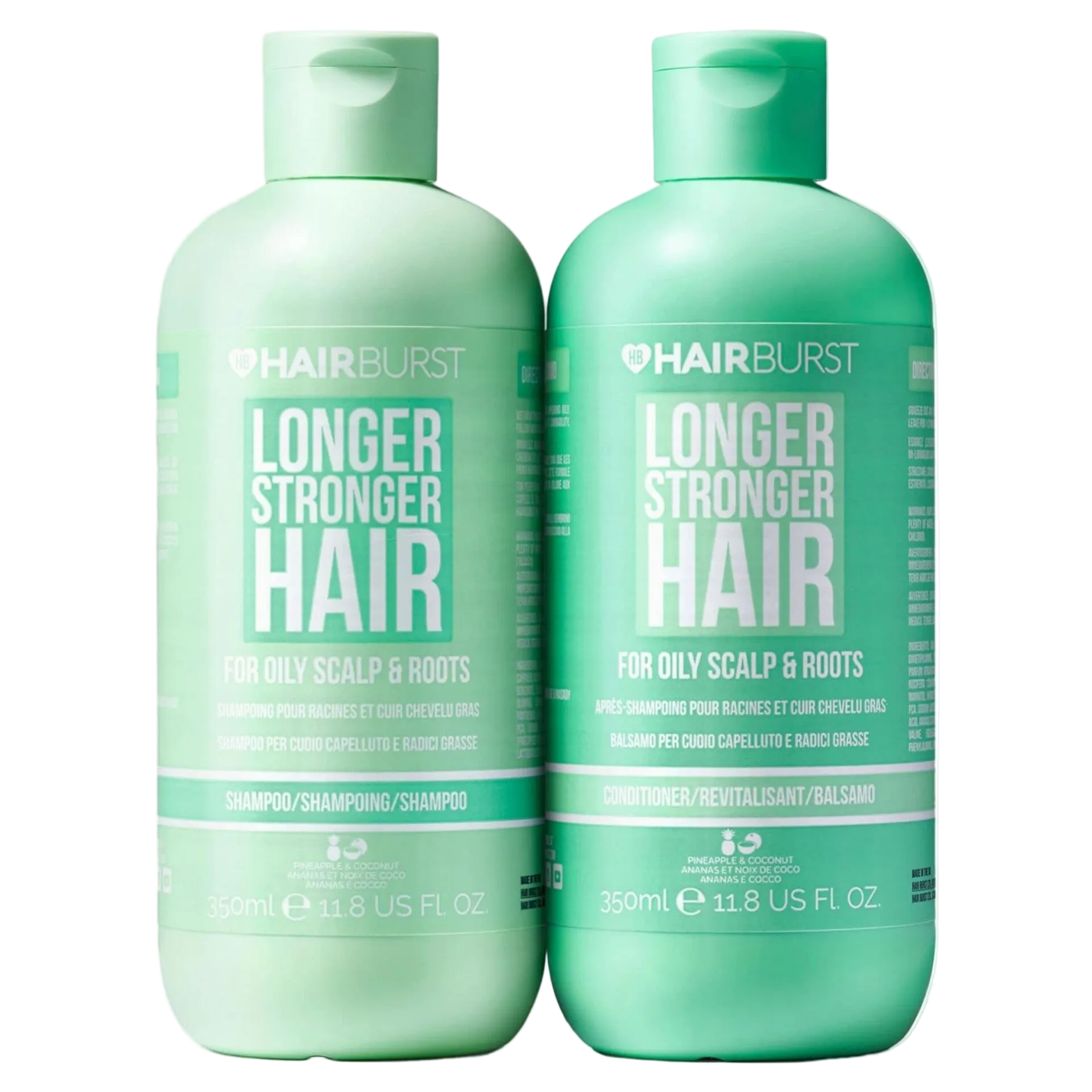HAIRBURST - Shampoing + Conditoner Pour Cheveux Gras - 2x350ml
